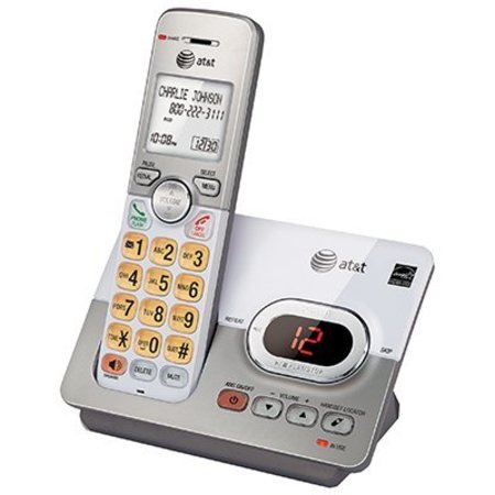 AT&T Telephone 1 Handle Digital Cordless Silver Silver EL52103